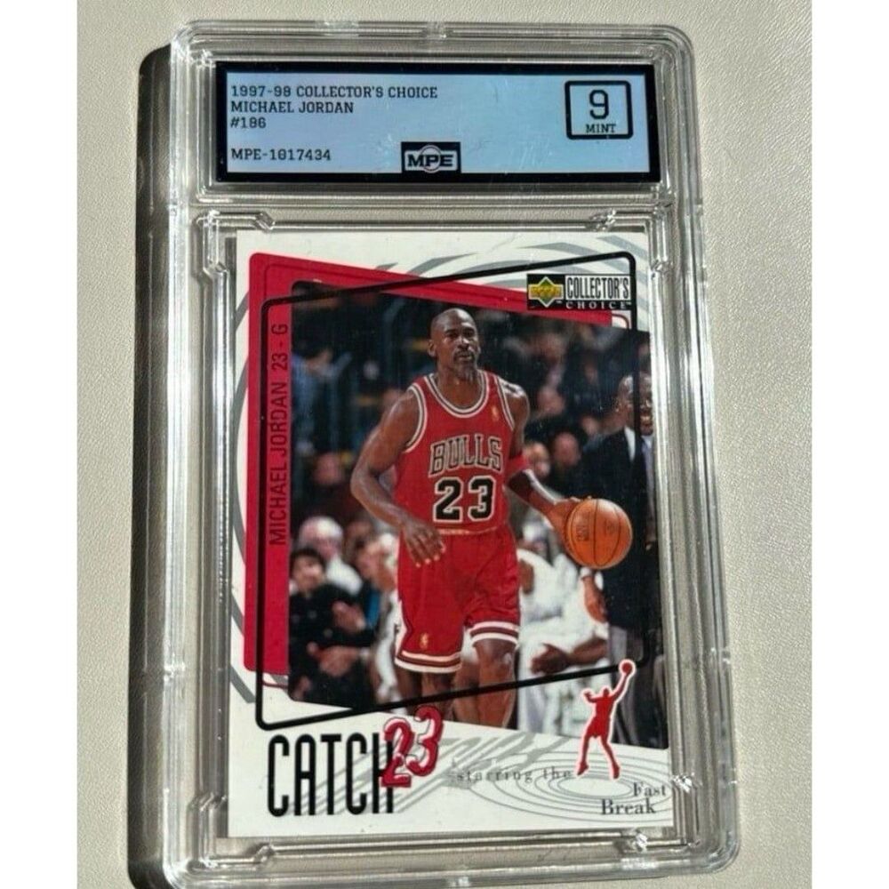 Michael Jordan Upper Deck 1997 Catch 23 Mint graded